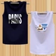Mùa hè vai không tay áo thun nam XL cotton rộng thể thao vest béo vest vest bóng rổ - Áo vest cotton khoác vest nữ