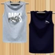 Mùa hè vai không tay áo thun nam XL cotton rộng thể thao vest béo vest vest bóng rổ - Áo vest cotton khoác vest nữ