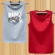 Mùa hè vai không tay áo thun nam XL cotton rộng thể thao vest béo vest vest bóng rổ - Áo vest cotton khoác vest nữ