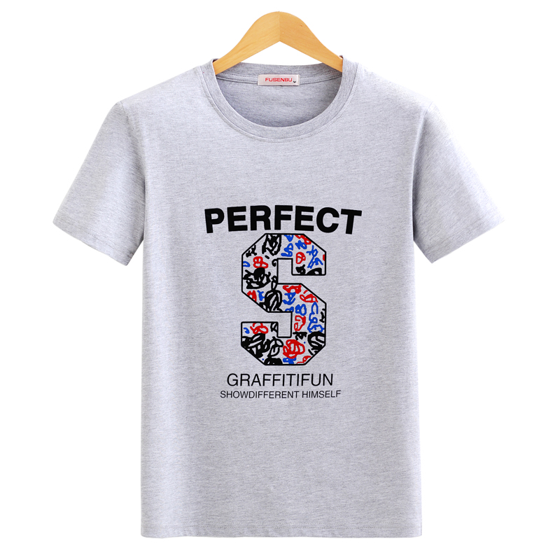 Mùa hè phần mỏng nam cộng với phân bón XL ngắn tay T-Shirt cotton lỏng thể thao giản dị chất béo bóng rổ nửa tay áo sơ mi