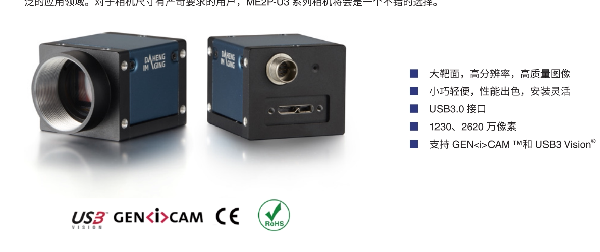 The Grand Ganges ME2P-2621-15U3M C Industrial cameras brand new