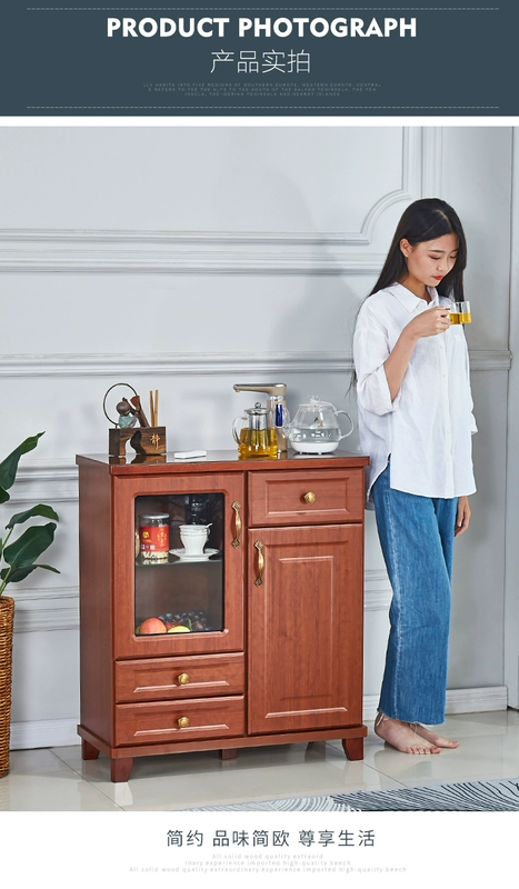 Máy uống nước thời trang tự động máy trà thanh nóng lạnh kiểu Trung Quốc văn phòng tại nhà gỗ rắn tự động lên xuống xô nước - Nước quả