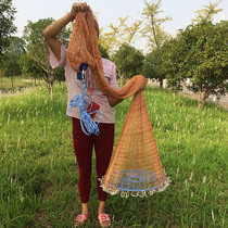 Wing net hand throwing Net Fishing Fishing net hand throwing net tire line Frisbee nylon line throwing net fishing automatic