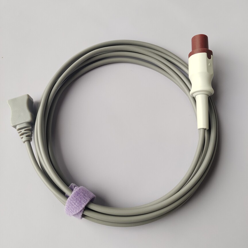 国产兼容飞利浦心电监护仪直肠温度传感器体腔体表体温探头转接线