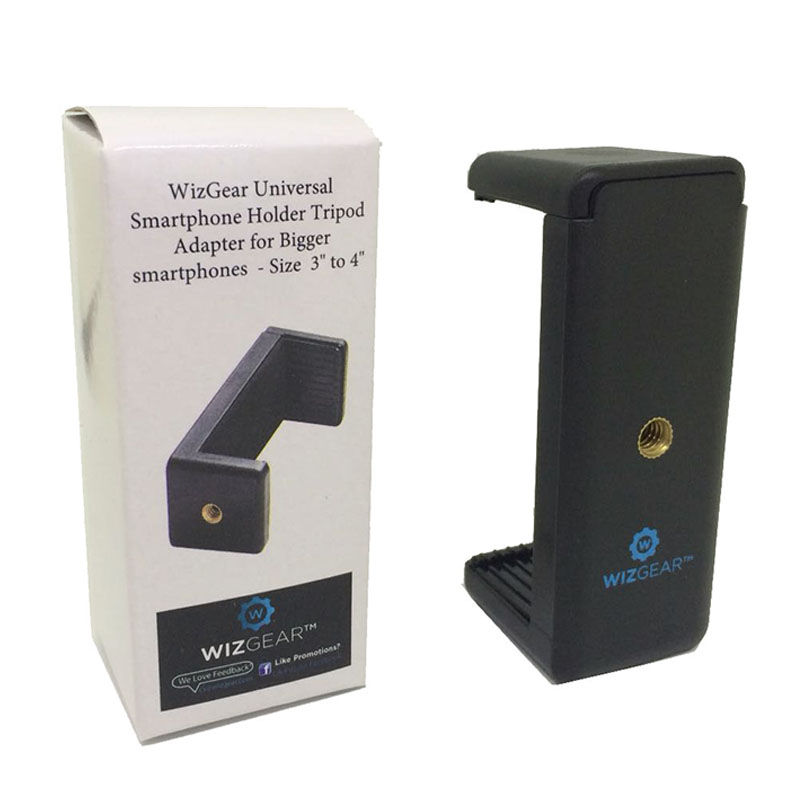 USA WIZGEAR original large 7 inch mobile phone fixing clip fastening thick selfie clip 77-115mm clamp