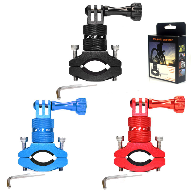Full metal hard and durable bike car GoPro bracket 360 ° metal bike gopro mount