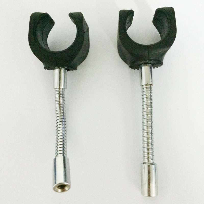 Blue Fishing Light 26650LED Flashlight U-Clamp Tripod Universal Metal Hose Lamp Hose