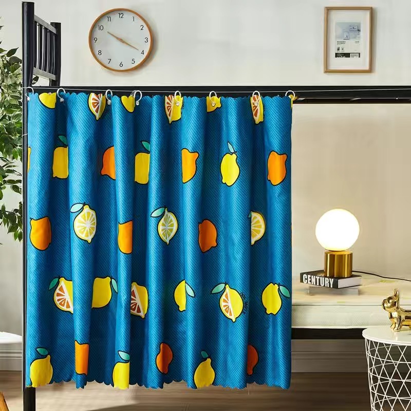 Simply thicken student dorm bedcurtain 0 9m1m single bed and bedbed bedwoman bedside mantle shading breathable curtain