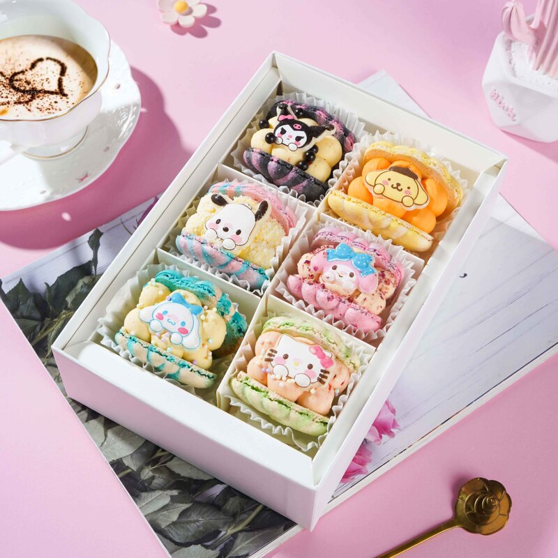 Molly Bakes Korean Desserts Sanrio Macarons Valentine's Day Cake Cookies Birthday Ice Cream Dessert Gift