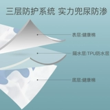蒂乐 Пеленка для новорожденных для младенца, водонепроницаемые дышащие детские хлопковые штаны, можно стирать, фиксаторы в комплекте