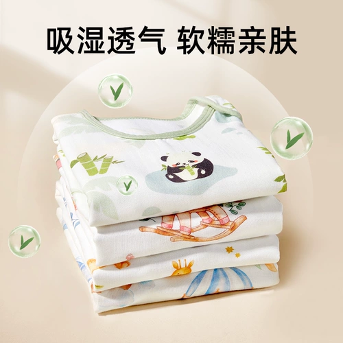 蒂乐 Детские анти-шок спальные мешки в течение четырех сезонов, детская спящая шлебца новорожденная анти-шок-пленка против шутливого артефакта