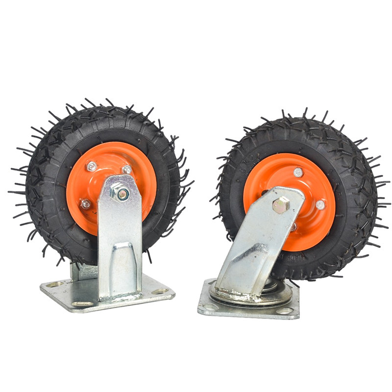 6-inch inflatable wheel single wheel 6 * 2 rubber inflatable tire ...