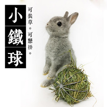 Rabbit Dutch pig grass ball big and small electroplated iron grass ball rust resistant Chinchilla guinea pig feeding grass ball