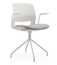 Simple modern white conference chair sales department reception chair negotiation chair lifting office chair high foot bar chair training Chair