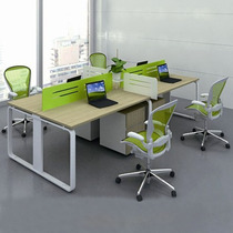 Simple fashion combination desk multiplayer Office card four-person desk employee screen card