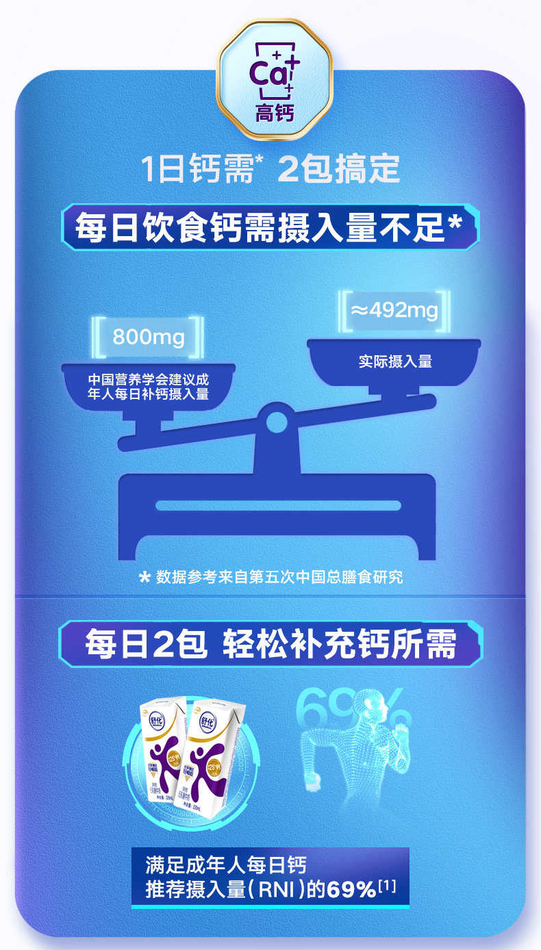 伊利 舒化 无乳糖全脂纯牛奶 220ml*12盒 水解乳糖不闹肚子 图3