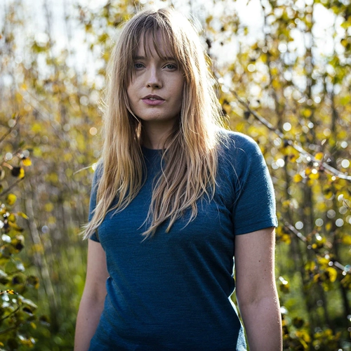 Летняя однотонная дорожная быстросохнущая дышащая шерстяная футболка с коротким рукавом