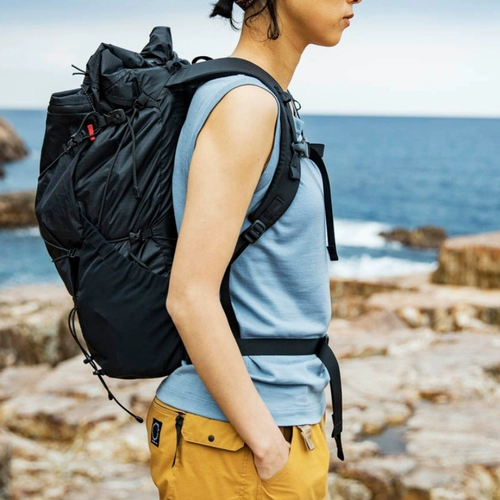 Дорожная шерстяная дышащая майка топ без рукавов, спортивная быстросохнущая альпинистская футболка подходит для пеших прогулок, эффект подтяжки