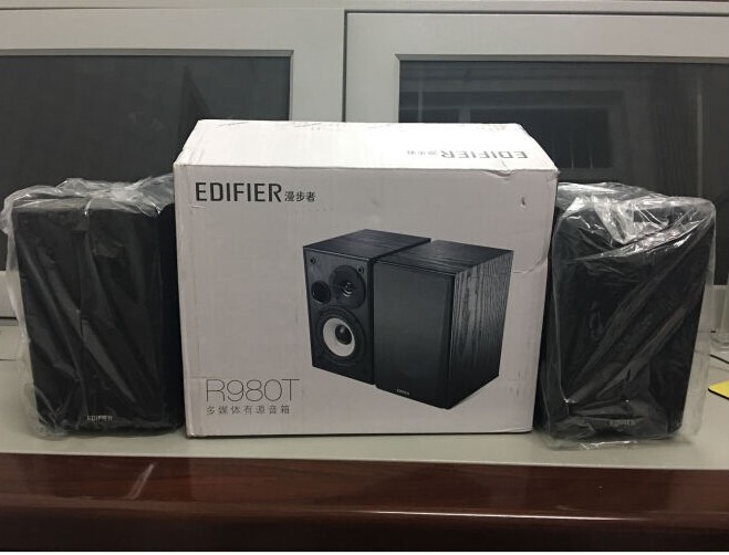 Edifier/Edifier R980T Multimedia Active Wooden 2.0 Desktop Speakers Computer Subwoofer Speakers