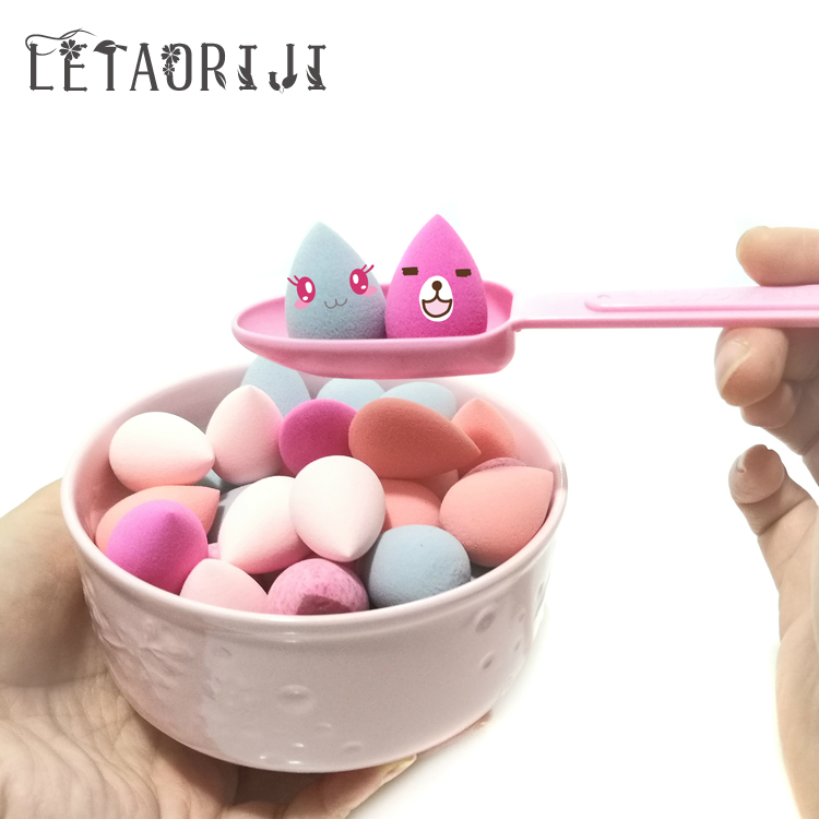 mini water droplet beauty egg powder puff small mini wet and dry dual use do not eat powder 6