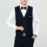 Костюм, мужской жилет в английском стиле для отдыха, в корейском стиле, облегающий крой