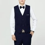 Костюм, мужской жилет в английском стиле для отдыха, в корейском стиле, облегающий крой