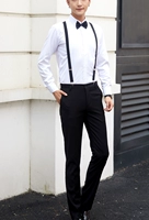 Подтяжки, рубашка, штаны