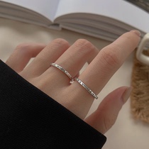 Greek S925 Silver Girl Ring Girl opens adjustable to the cool fangulin circle literary and art student ring