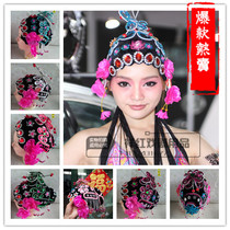 Drama Peking Opera Opera Tsing Yi pretty flower headdress Adult children Baotou matchmaker Bikini miss headdress