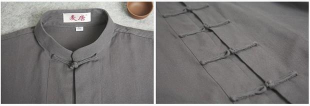 Áo khoác Trung Quốc Quần áo Trung Quốc Phong cách Trung Quốc nam retro áo khoác quốc phục thanh niên kimono đặt bộ đồ cá shop quần áo nam
