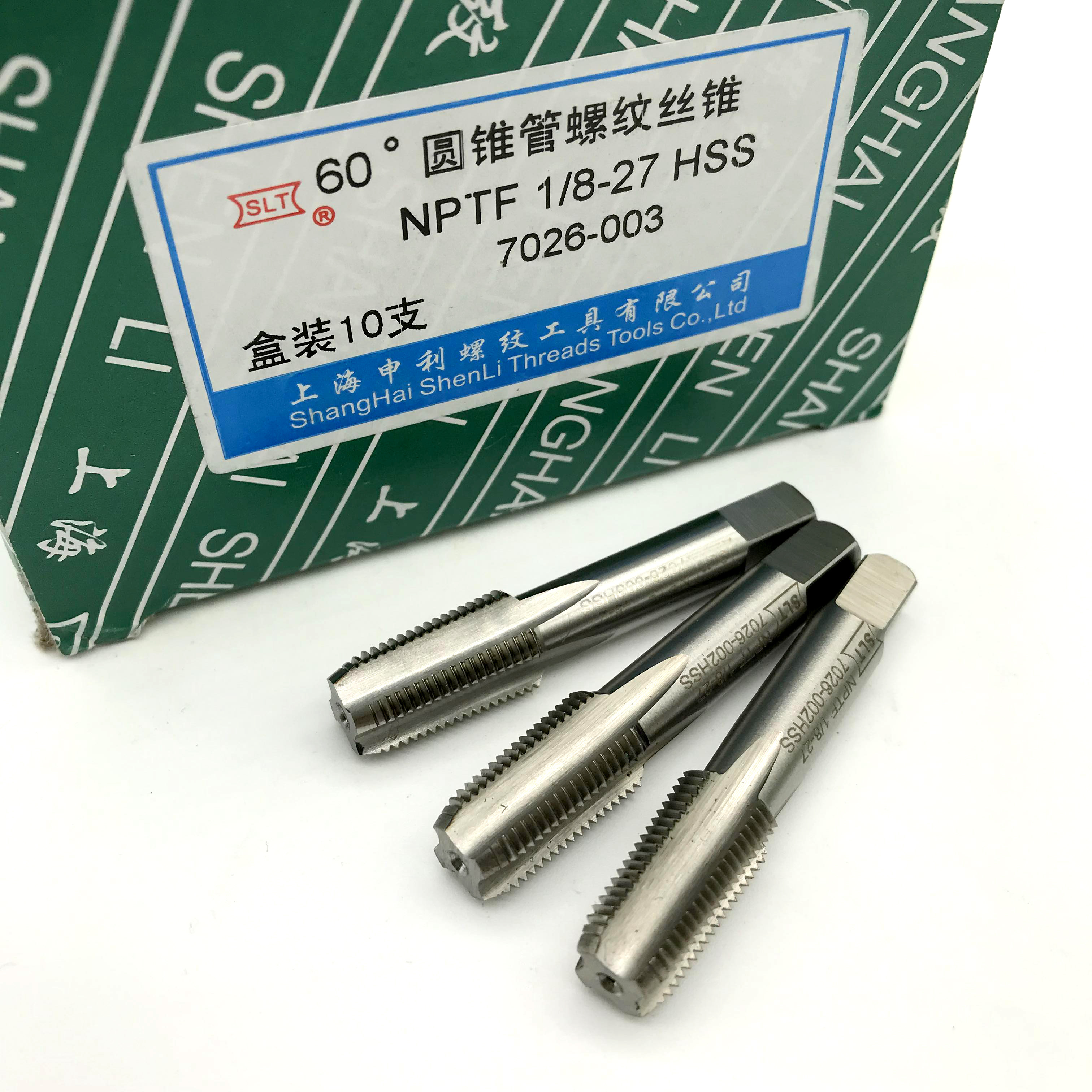 Shanghai Shenli pipe thread screw tap inch thread machine screw tap ZG1 8 ZG1 4 ZG3 8 - ZG2
