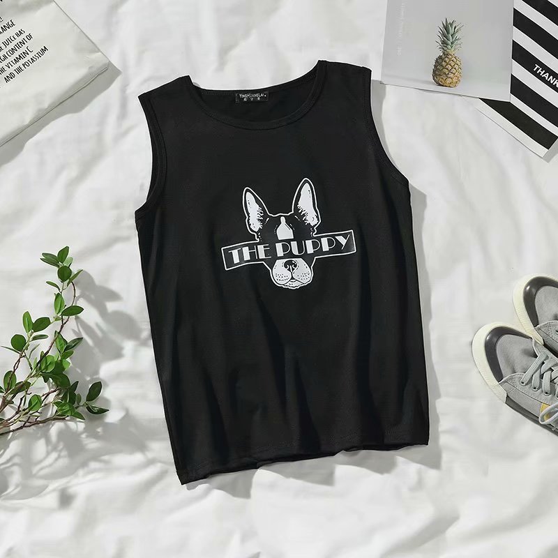 Áo vest nam cotton mỏng mùa hè phiên bản Hàn Quốc của quần bó sát thể thao bó sát áo thun thun tay áo thun không tay - Lót áo thể dục chấm com