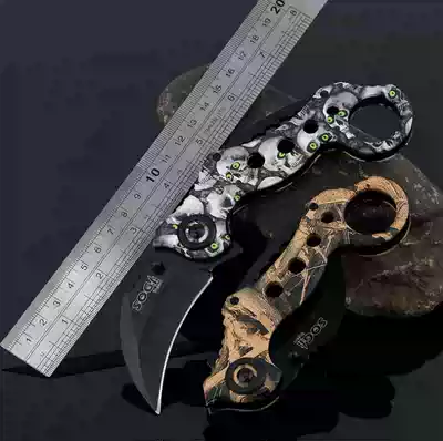 Mini self-defense Swiss sergeant with special forces military industry sharp German Officer short knife knife knife folding knife open