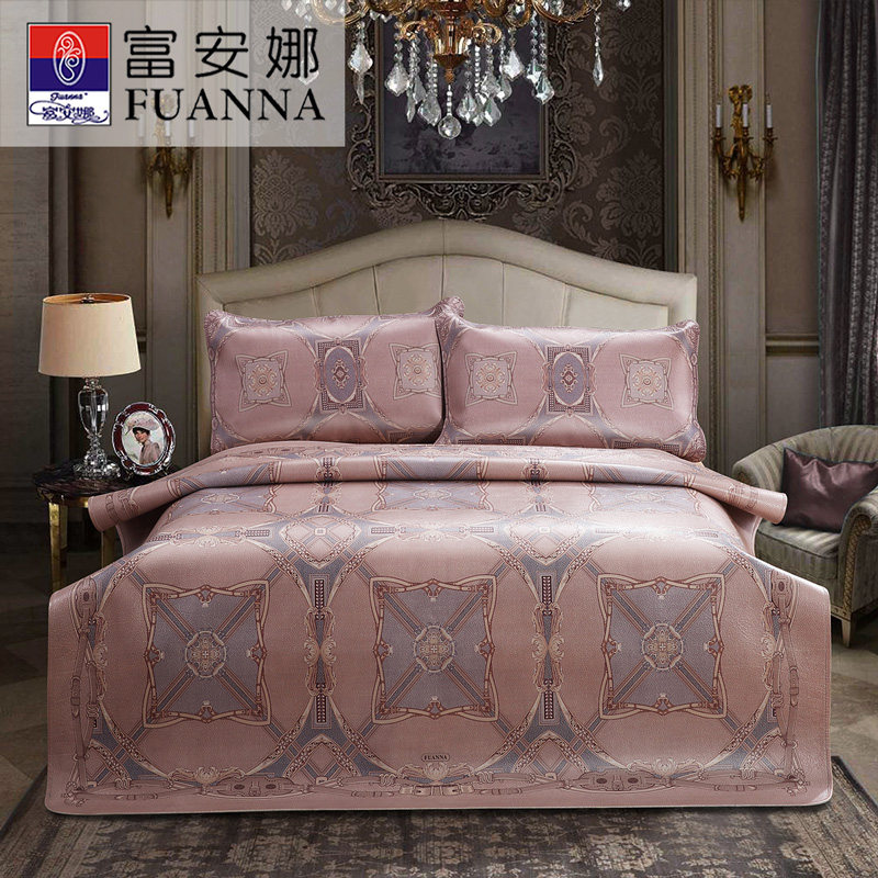 Fu Anna cowhide mat 1.8 meters summer mat 1.5 meters summer color soft mat painted first layer buffalo skin cool mat