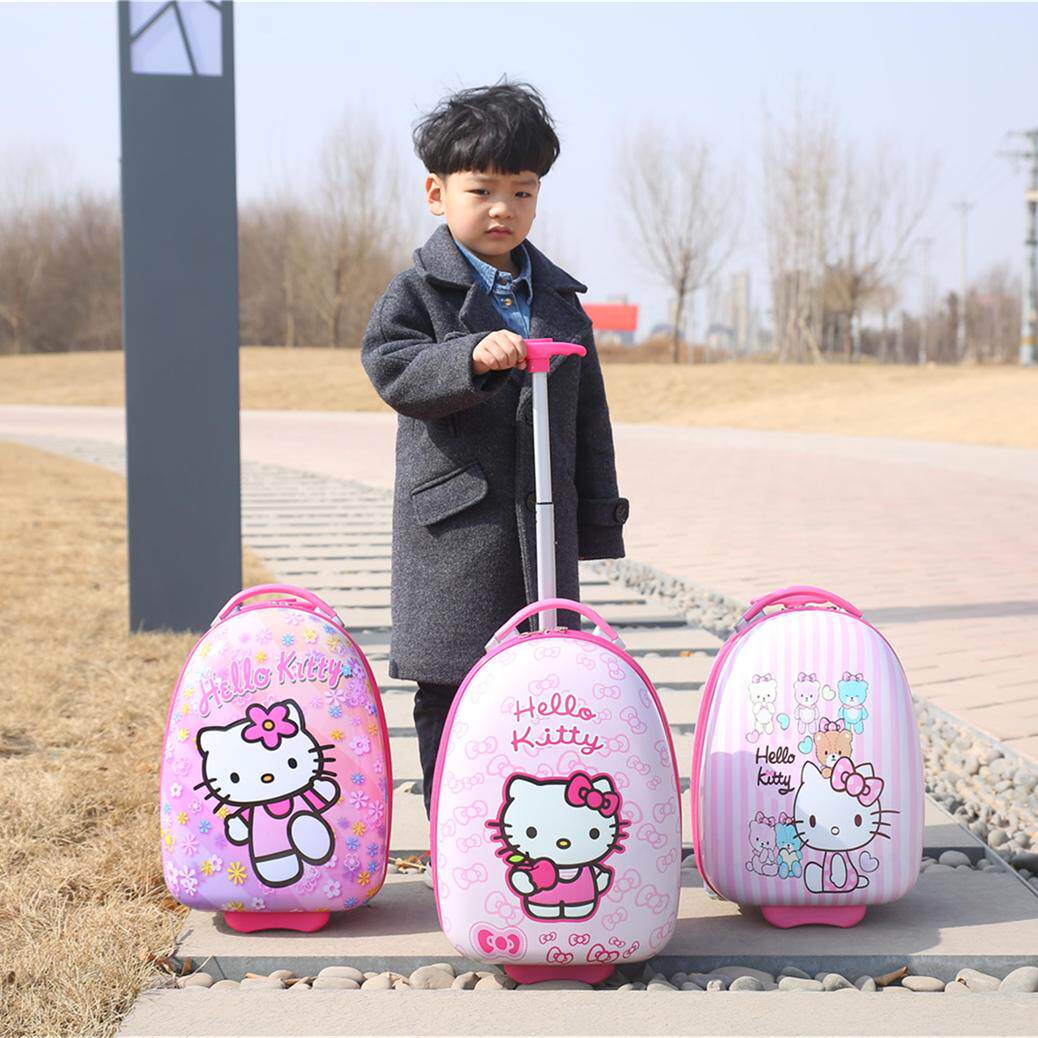 2026 Cute Cartoon Children's Trolley Suitcase, 16-inch & 18-inch, Kids' Luggage, Baby Travel Suitcase with Universal Wheels