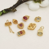 S925, натуральная турмалиновая инкрустация камня, подвеска, аксессуары, браслет с одной бусиной, серебро 925 пробы, на удачу, DIY