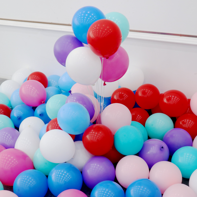 Balloon decoration thickening explosion-proof matte balloon birthday party celebration wedding room scene decoration arrangement