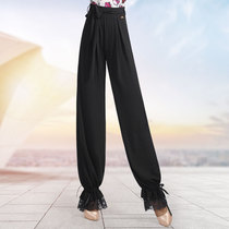 Danporo specialized Latin pants swamp lace pants sweater pants adult national tag pants