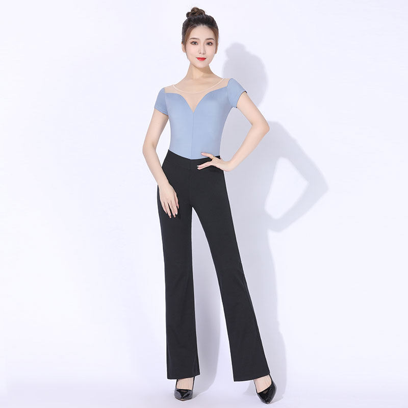 2022 new dancing top short sleeves, short sleeves, body clothes, modern dance exercises, female high -level sports clothes