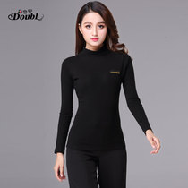 Dambao Roga Velvet Dancer Dance Suit Women Blouse Costume Adults Dancing Latin Dancing Service Long sleeves Half high collar