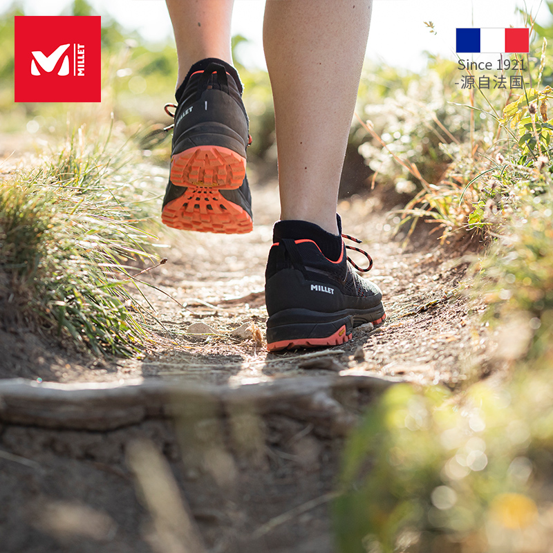 French FIND MUSIC Millet light weight non-slip abrasion resistant hiking hiking shoes cross-country running shoes for men and women MIG1810