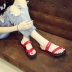 Dép xỏ ngón nữ 2019 mới sandal và dép nữ mùa hè thời trang mang đôi giày đi biển đế bệt đế bệt đế bệt gió lộng gió - Dép Dép