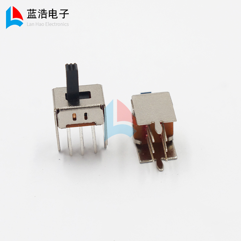 SS-22D06 Two-speed six-foot long foot slide switch 2-speed six-foot double-row vertical pull switch 2 fixed feet