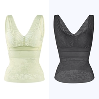 Зеленые вставки в бюстгальтер, черный топ с чашечками