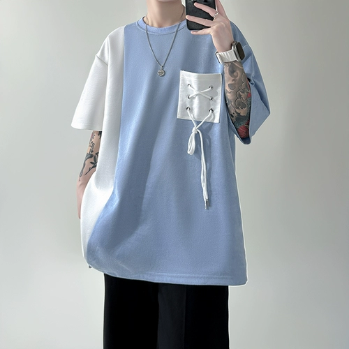 Бархатная летняя сексуальная трендовая футболка с коротким рукавом, оверсайз