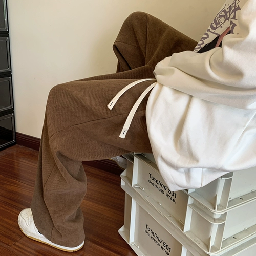 Tide, белые вельветовые демисезонные штаны