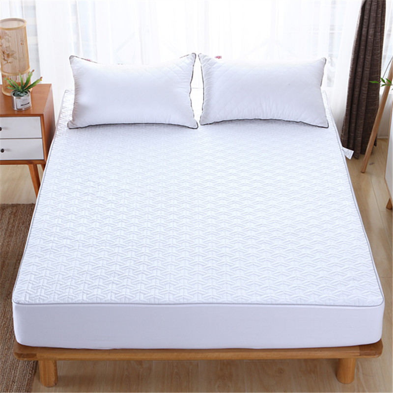 Bông giường, mảnh duy nhất 100% cotton chần Simmons bảo vệ bìa dày non-slip mỏng nệm bìa giường bìa bộ