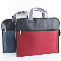 Genesis 8703 Hand file bag A4 Multi-layer Business Office zipped bag Canvas Bag Hand Man Briefcase