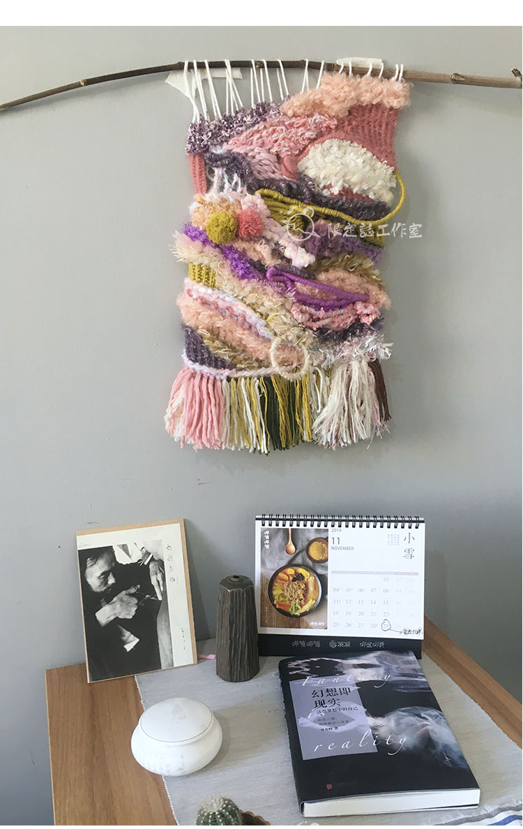 hạn chần Sadashi thiết kế tấm thảm dệt tay gốc nghệ thuật treo đồ nội thất phong cách loft Bắc Âu Mỹ - Tapestry tấm vải treo tường
