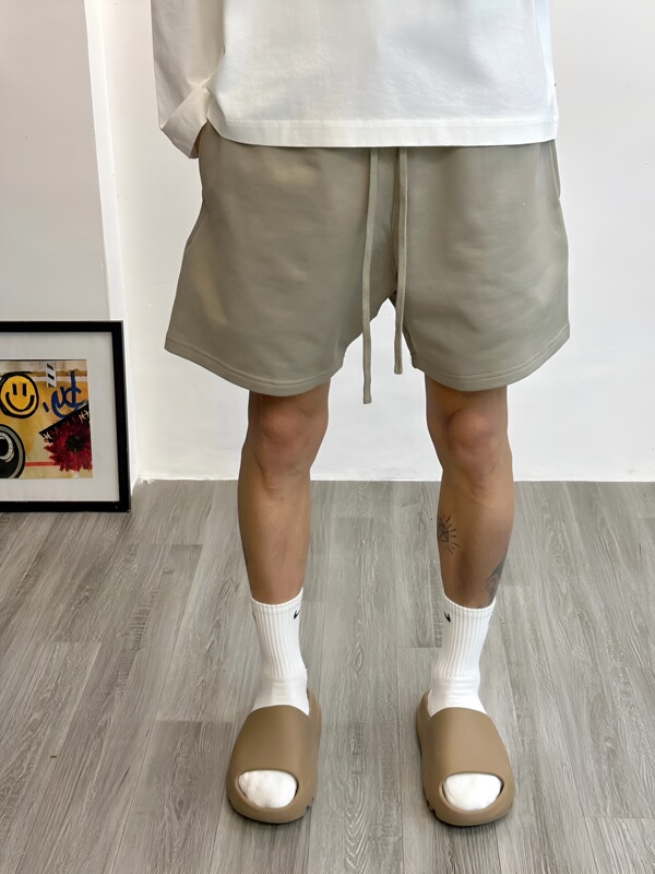 Burnbro Heavyweight 425g Pure Cotton American-Style Shorts for Men, Summer Trendy Brand, Loose Casual Sports Basketball Shorts